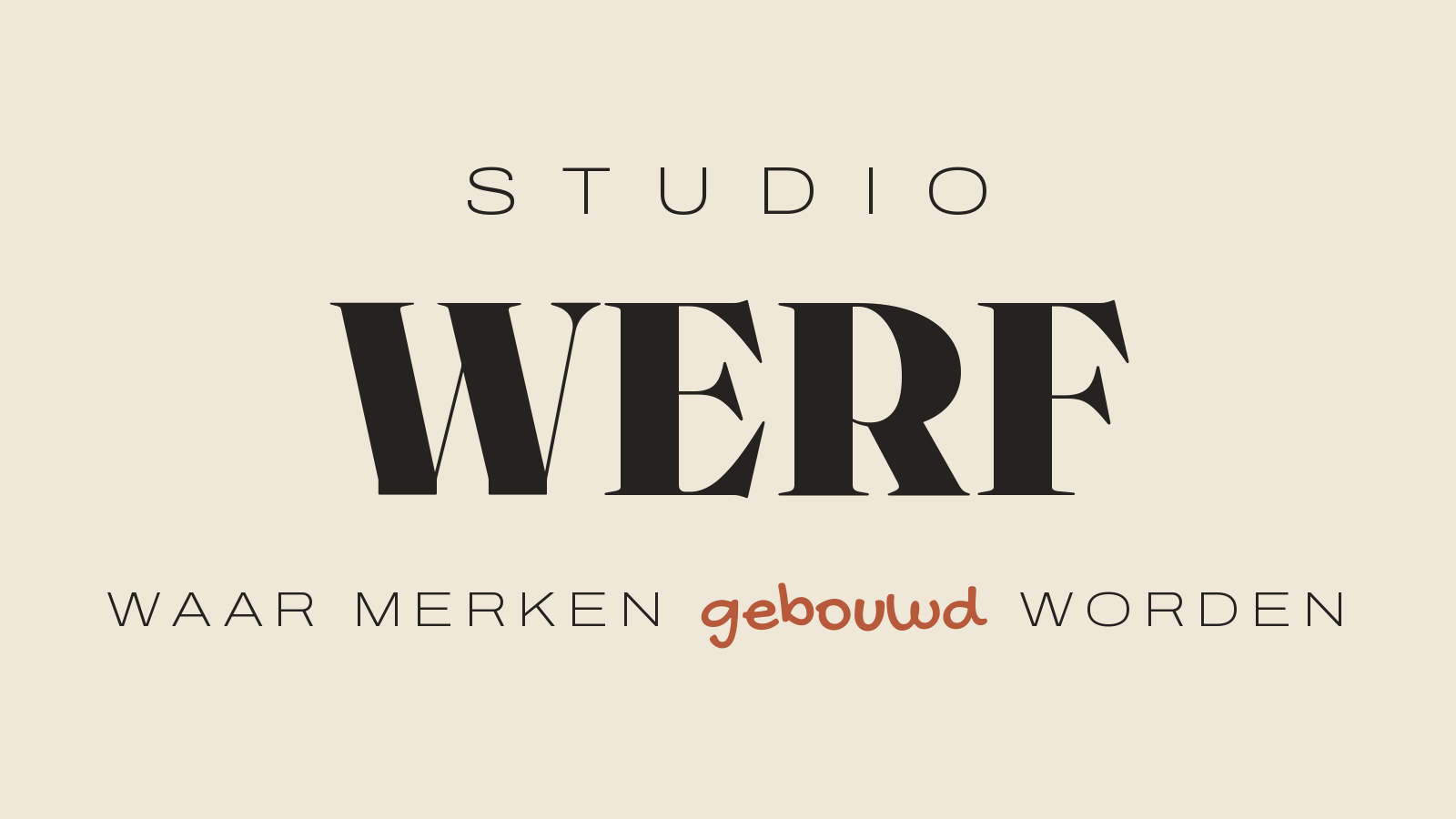 Studio Werf - Waar merken gebouwd worden